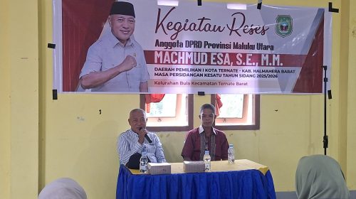 Machmud Esa Serap Aspirasi Dua Kelurahan di Ternate