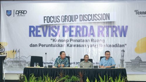 Draf Ranperda RTRW Kota Ternate 2026-2046 Dibahas dalam Forum FGD