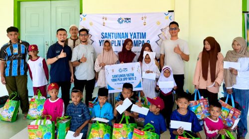 Muharram Penuh Berkah, YBM PLN UIP MPA Berbagi Bersama 20 Anak Yatim Piatu Pulau Hiri