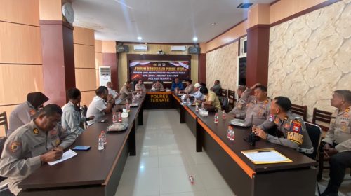 Peredaran Miras dan Pesta Ronggeng Paling Dikeluhkan saat Polres Ternate Gelar Forum Konsultasi Publik