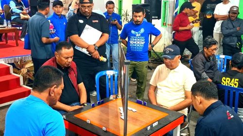 Demokrat Cup Maluku Utara Resmi Dibuka, 512 Pasangan Adu Strategi di Meja Domino