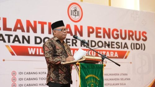 Sekprov Maluku Utara Dorong IDI Perkuat Pelayanan Kesehatan hingga di Daerah