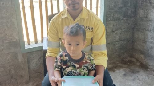 NHM Peduli Dampingi Mario di Desa Sasur hingga Keluar dari Kondisi Stunting