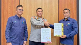 PLN UIP MPA Gandeng Polres Halut Amankan Proyek Sistem Kelistrikan Halmahera Utara