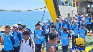 Kontingen POPDA Haltim Tiba di Morotai, Bawa Misi Harumkan Nama Daerah