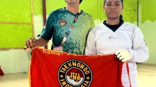 Atlet Taekwondo Antar Haltim Raih Emas Pertama di POPDA XII Maluku Utara