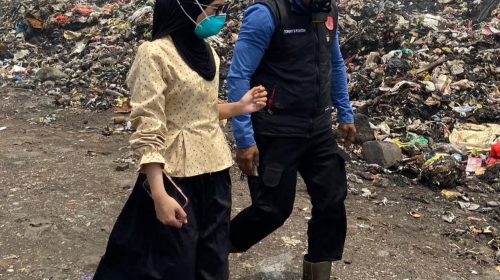 Komisi I DPRD Malut Tinjau Kebakaran di TPA Buku Deru-Deru, Kota Ternate
