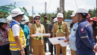 Gubernur Maluku Utara Tinjau Pembangunan Sekolah Rakyat di Halmahera Barat