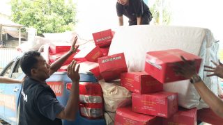 Pemprov Maluku Utara Distribusi Bantuan ke Batang Dua