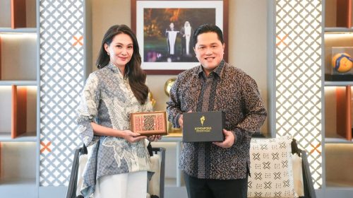 Gubernur Malut Bahas Fasilitas dan Pembinaan Olahraga Bersama Menpora Erick Thohir 
