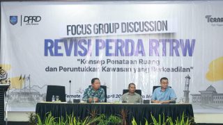Draf Ranperda RTRW Kota Ternate 2026-2046 Dibahas dalam Forum FGD