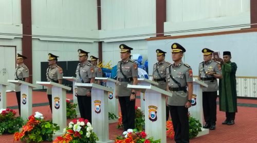 Kapolda Maluku Utara Lantik Pejabat Baru, Berikut Daftarnya