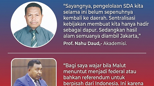 Malut Makin Kencang Teriak Federal
