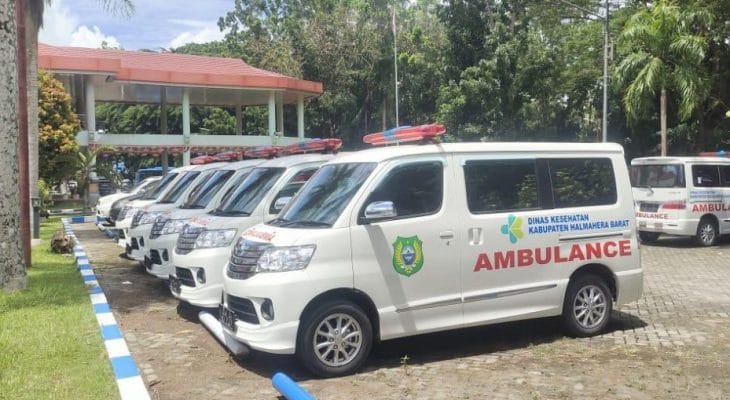 Pemda Halmahera Barat Dapat Bantuan Ambulance dari Kemenkes