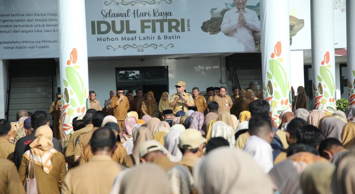 Wali Kota Ternate Pimpin Apel Gabungan Pasca Lebaran