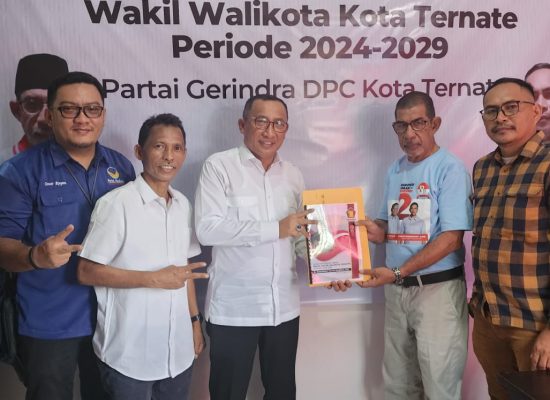 Kembalikan Berkas Pendaftaran, Tauhid Harap Nasdem Koalisi dengan Gerindra di Pilwako Ternate