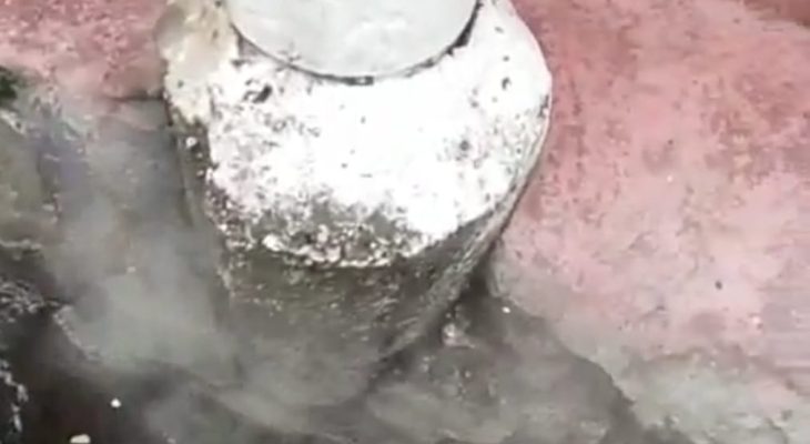 Heboh Asap Gunung di Selokan di Ternate Cuma Hoax