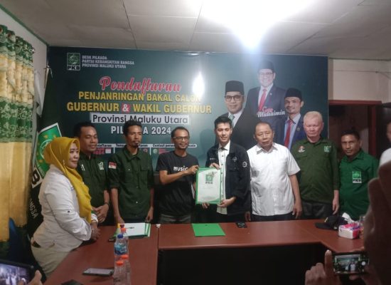 Maju Calon Gubernur Maluku Utara, Taufik Madjid Daftar di Dua Partai Ini