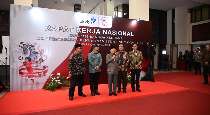 Hadiri Rakernas BKKBN, Wapres Ingatkan Kawal Peningkatan Kualitas SDM