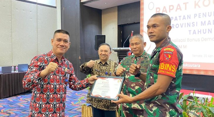 Terima Penghargaan Babinsa Terbaik, Kiprah Kopda Gilman dalam Mengurangi Stunting di Morotai