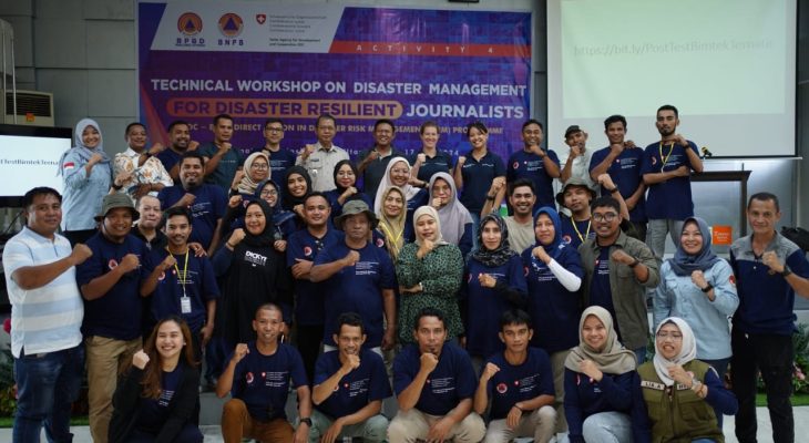 Didukung Swiss Agency for Development and Coorperation, Jurnalis Peduli Bencana Maluku Utara Resmi Dibentuk