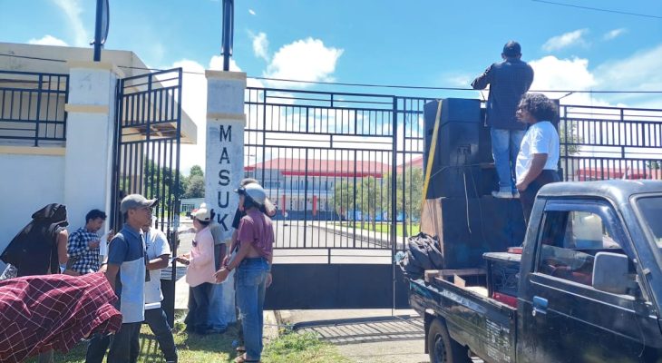 Kedatangan Pj Bupati di Morotai Disambut Aksi Demo