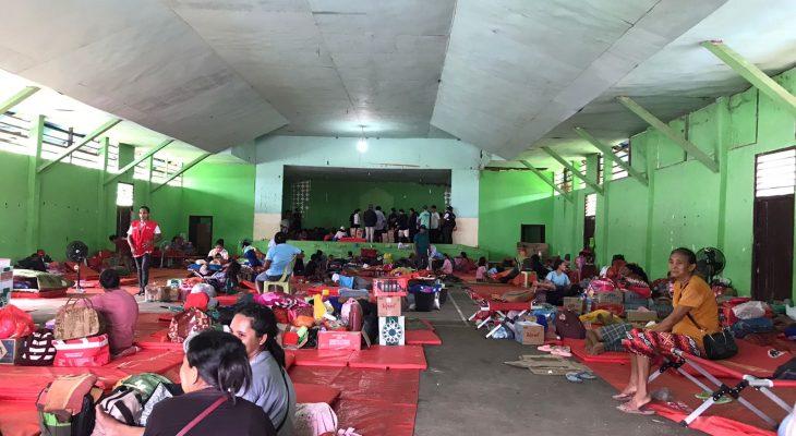 Posko Pengungsi Erupsi Gunung Ibu Dianggap Belum Layak