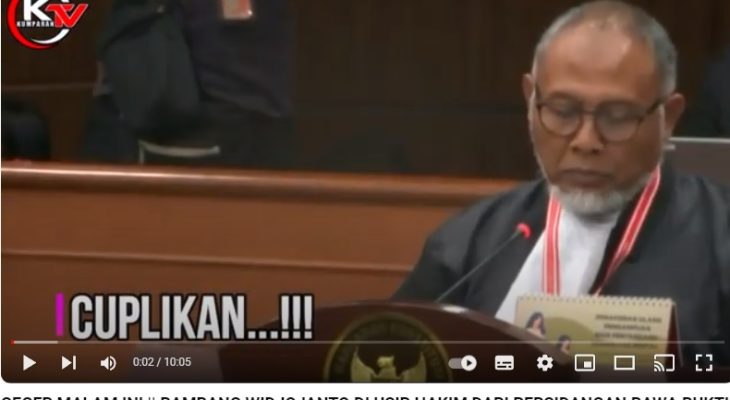 [Cek Fakta] Bambang Widjojanto Diusir Hakim MK dari Persidangan, Ini Faktanya