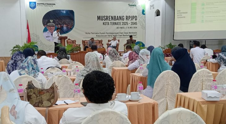 Pusat Perdagangan dan Jasa Berbasis Kepulauan jadi Visi RPJPD Ternate 20 Tahun