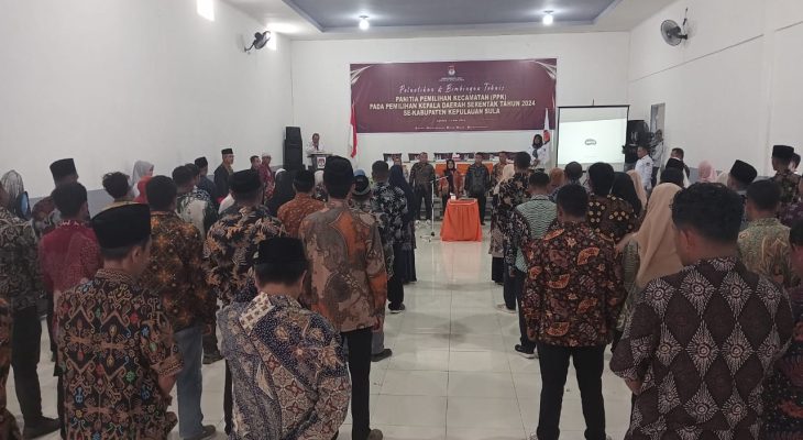 Ketua KPU Kepulauan Sula Warning 60 Anggota PPK di Pelantikan