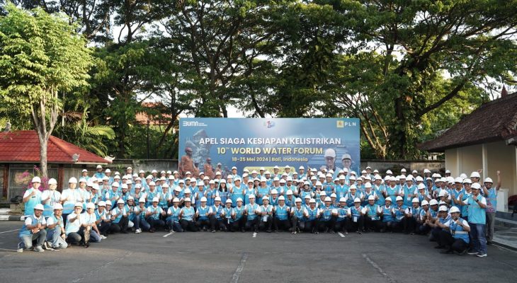 PLN Gelar Apel Siaga Kelistrikan, Pastikan Keandalan Pelayanan KTT WWF 2024 di Bali