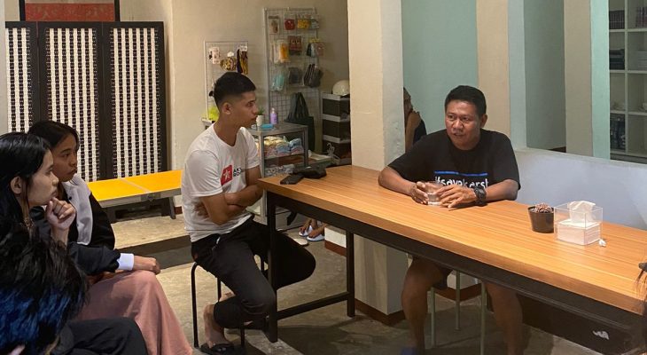 Tim Relawan Psikososial Dampingi Korban Erupsi Gunung Ibu, Halmahera Barat