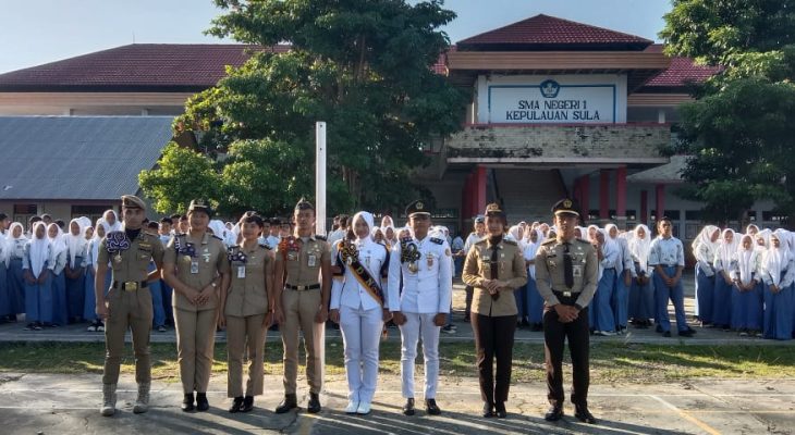 Dorong Minat Pelajar, Praja IPDN Sosialiasasi ke Sekolah di Kepulauan Sula