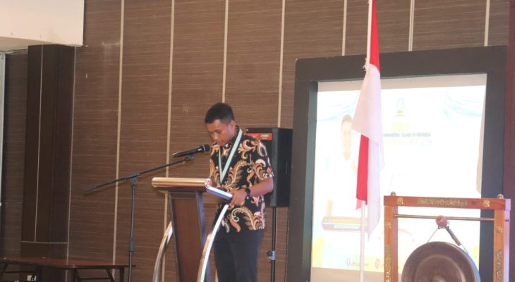 Sambutan Terakhir, Ketum PB HMT Minta Dukungan Calon Bupati Bangkep