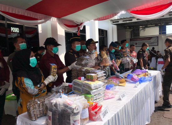 Kejari Ternate Musnahkan Ratusan Gram Narkotika Berkekuatan Hukum Tetap