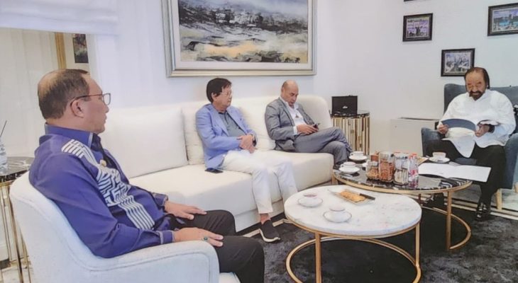 Tauhid Soleman Temui Surya Paloh di Kantor Nasdem, Ini yang Dibahas