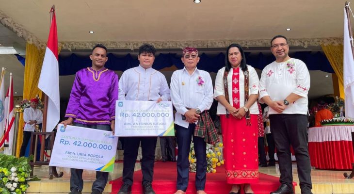 Ahli Waris Perangkat Desa di Halmahera Utara Terima Santunan BPJS Ketenagakerjaan