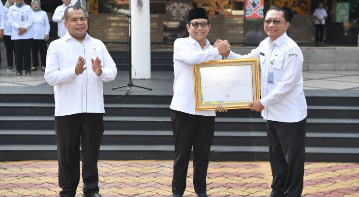 Raih Prestasi, Sekjen Taufik Sandang Predikat Sangat Memuaskan dari Arsip Nasional RI
