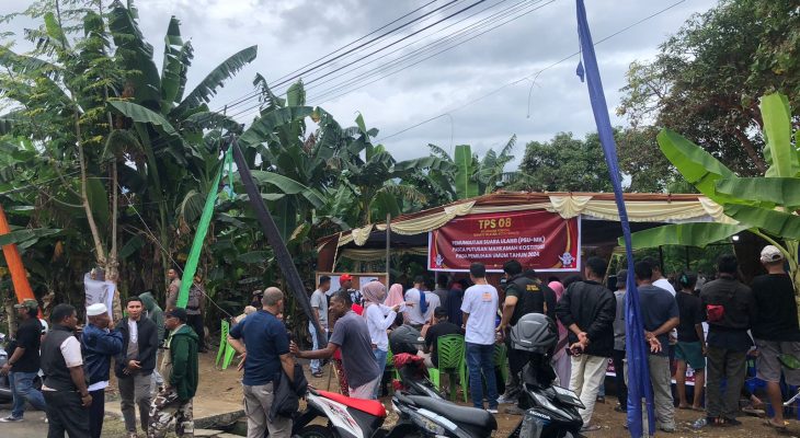Polisi Siagakan Pengamanan Berlapis di PSU di TPS 8 Tabona