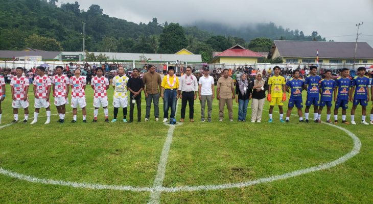 Aliong Buka Saketa Open Turnamen Cup ke-IV di Halsel