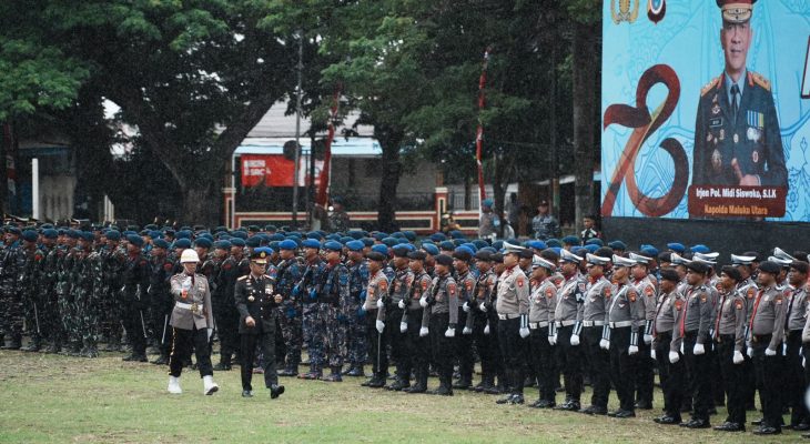 Tegas, Kapolda Maluku Utara Ingatkan Anggota di HUT Bhayangkara