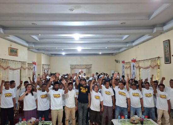 Aliong – Sahril Banjir Dukungan, Relawan Bravo 24 Kembali Deklarasi di Halmahera Selatan