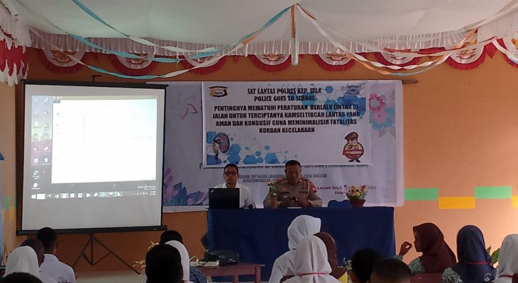 Sosialisasi Tertib Lalin, Kasatlantas: Pelajar Dominasi Laka Lantas di Kepulauan Sula