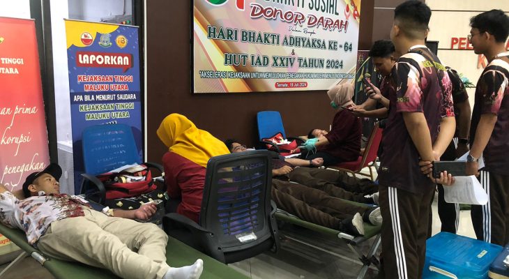 Peringati Hari Bhakti Adhyaksa ke 64, Kejati Malut Gelar Bakti Sosial Hingga FGD
