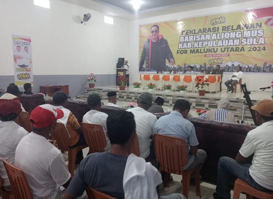 Bravo24 Deklarasi Menangkan Aliong Mus – Sahril di Pilgub Maluku Utara