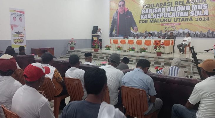 Bravo24 Deklarasi Menangkan Aliong Mus – Sahril di Pilgub Maluku Utara