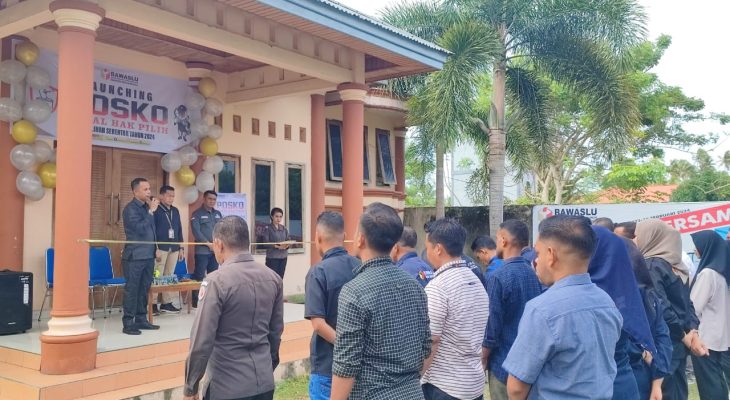 Bawaslu Kepulauan Sula Launching Posko Hak Pilih, Warga Diminta Melapor Jika Nama Belum Terdaftar