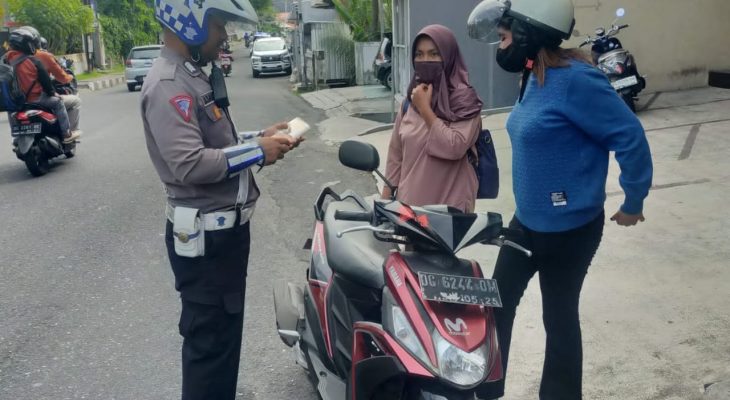 Ratusan Kendaraan di Ternate Kena Tilang