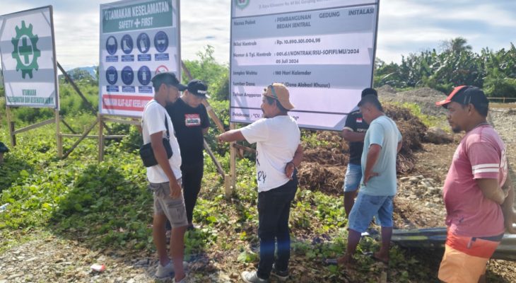 Sopir Truk Sofifi Boikot Pembangunan Gedung Instalasi Bedah Rumah Sakit