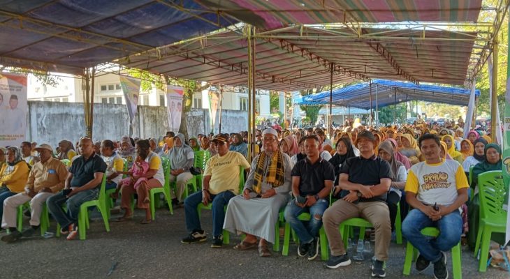 Gelar Deklarasi, Relawan Militan Bravo24 di Pulau Taliabu Ajak Masyarat Menangkan Aliong-Sahril